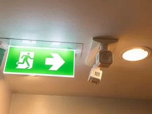 Emergency exit lights